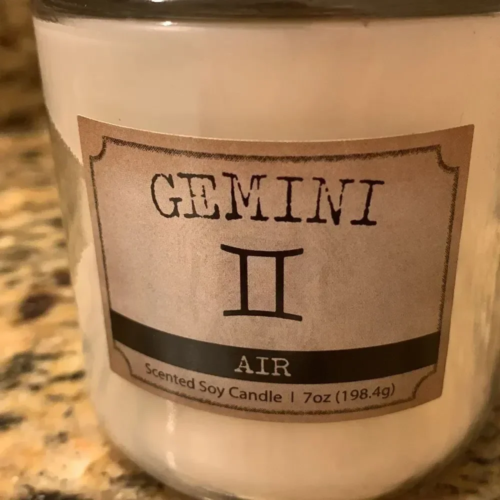 3for$20 NWT zodiac sign scented candle Gemini lilac breeze